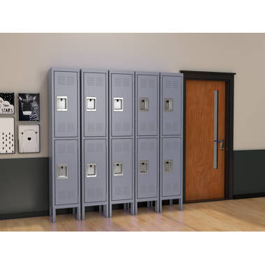 Steelcube Metal 4 - Tier 12'' Employee Locker with Padlock